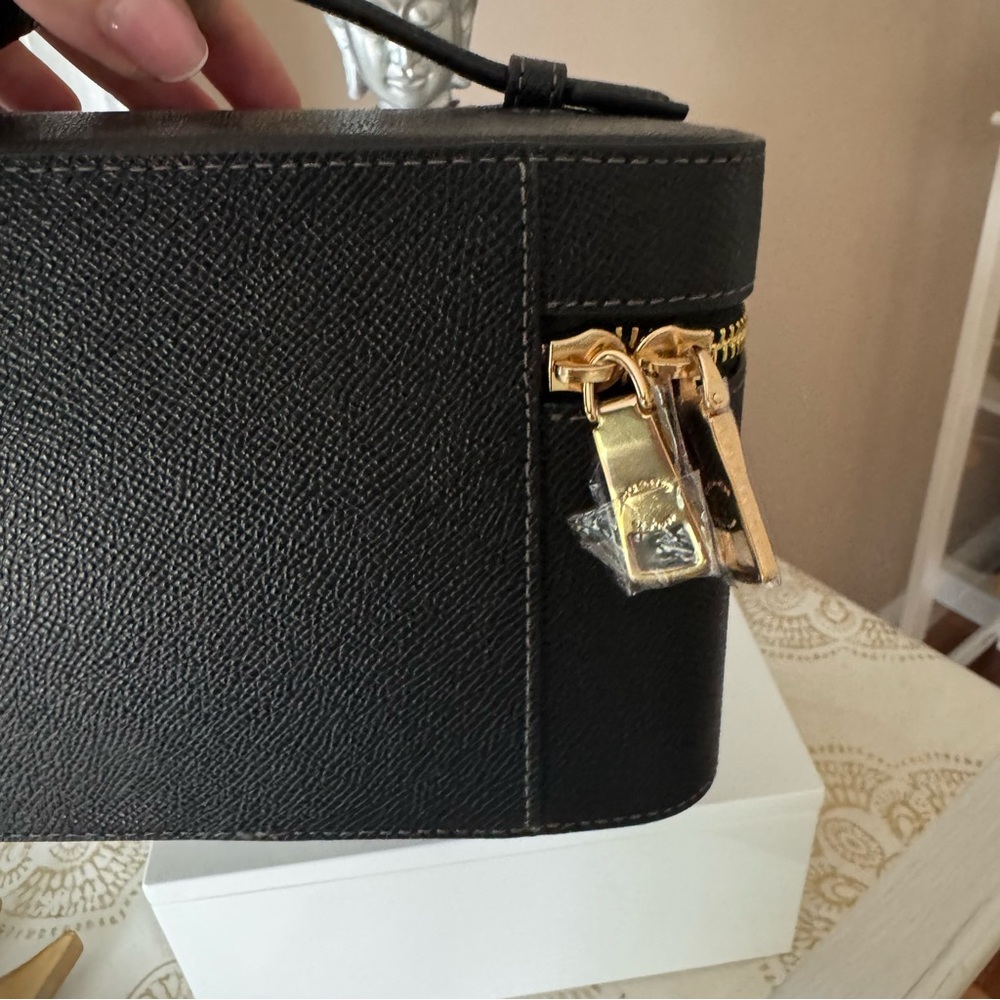 Coach | Black Leather Cosmetic Case - Picture 3 of 11